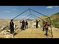 The Fight For Survival A Nomadic Family S Efforts To Set Up A Black Tent In The Mountains鉀猴笍鉀帮笍 The Fight For Survival A Nomadic Family S Efforts To Set Up A Black Tent In The Mountains鉀猴笍鉀帮笍