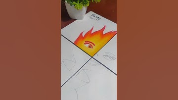 One drawing But 4 different styles ✨ Amber ✨ part-1 #art #elemental #shorts #day-23