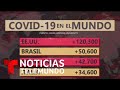 Estados Unidos registró en un solo día el 20% del total de nuevos casos de COVID-19 a nivel mundial