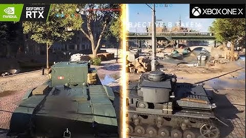 Battlefield V Xbox One X vs RTX 2080 Ti ( Ray tracing ) Beta  Graphics Comparison