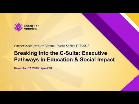 Breaking Into The C Suite Executive Pathways In Education Social Impact