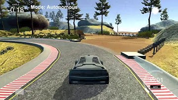 Simulation after PID controller tuning with Twiddle method