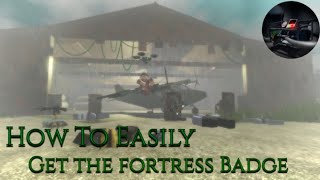 How to Easily Get the Fortress / Hangar Badge [Isle 9 Roblox]