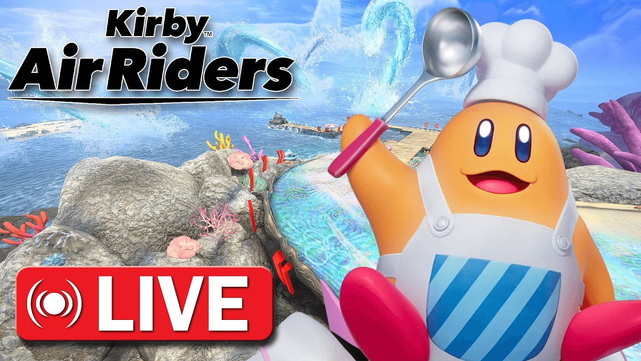 Playing Kirby Air Riders online [Air Ride mode]