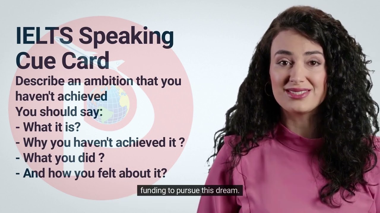 Describe an ambition that you haven't achieved.