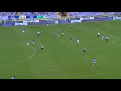 GOL DI CANDREVA SPETTACOLARE - SAMPDORIA - UDINESE 3-3