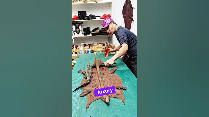 How Crocodile Leather Products Are Made: A Luxury Crafting Process #crocodileleather #clothes