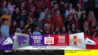 ESPN CBB intro | 5 Kansas State @ 12 Iowa State | 1/24/2023