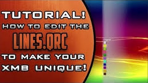 How To Change Your lines.qrc Tutorial