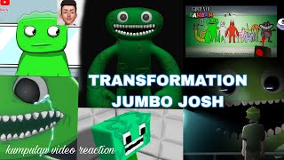 KUMPULAN VIDEO REACTION Transformation Jumbo Josh 3D Garten of Banban Animation