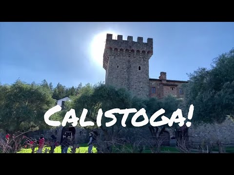 CALISTOGA - INSIDE A MEDIEVAL WINE CASTLE 🏰 🍷! 2019 vlog