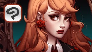 ★ How I Paint a Character Portrait - Walkthrough using CLIP STUDIO PAINT