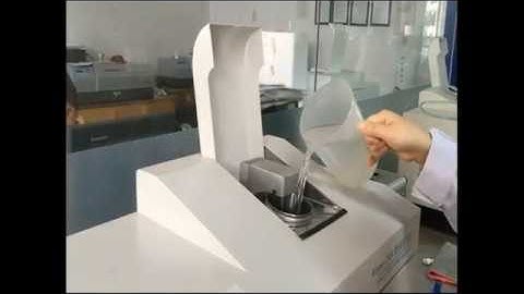 Winner2000E laser particle size analyzer operation demo video