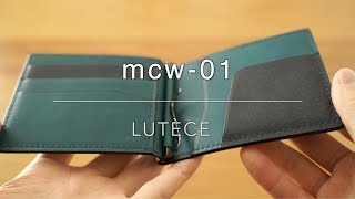 LUTÈCE マネークリップウォレット 使い方と特徴。ミネルバとプエブロのエイジングも紹介