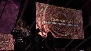 Pj Morton Wins Best Traditional Ru0026b Performance For good Morning Feat Susan Carol  2024 Grammys