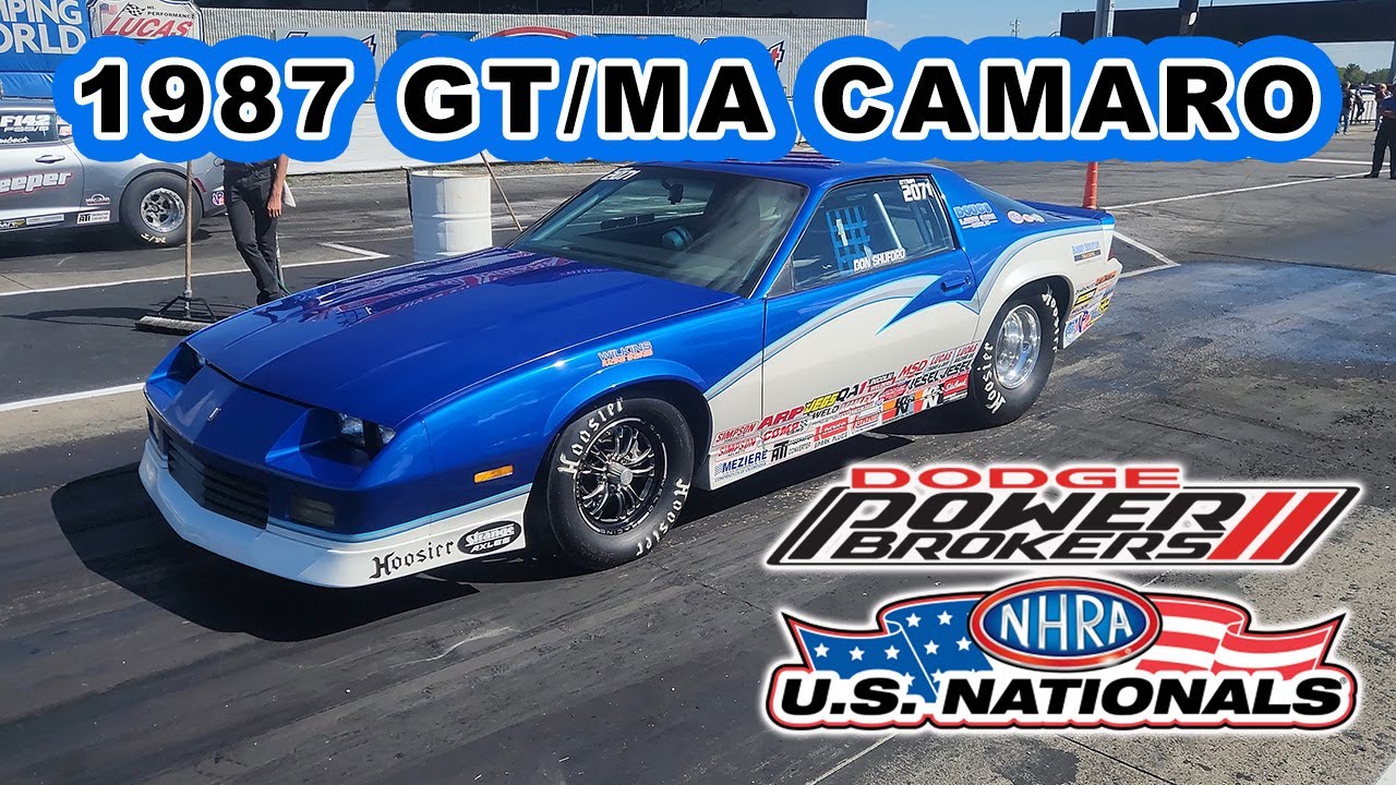 1987 NHRA Super Stock Camaro GT/MA YouTube