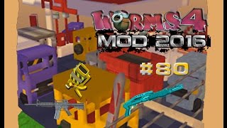 Worms 4 Mod 2016 #80 GM4 Map and Weapon + Building Pipegun