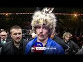 Emotional oleksandr usyk reacts to beating tyson fury for undisputed 