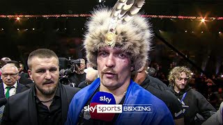 Thumbnail for EMOTIONAL Oleksandr Usyk REACTS to beating Tyson Fury for undisputed 🇺🇦