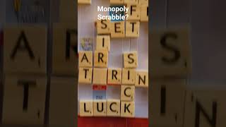 Monopoly Scrabble Intro #monopoly #Scrabble #Game #hasbro