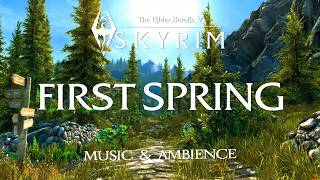 First Spring in Skyrim | Calm Early Spring Ambience | Elder Scrolls Ambience
