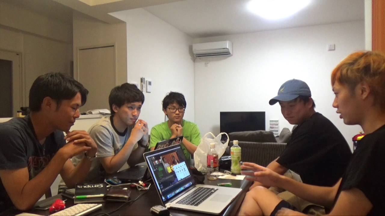 打ち上げのしゃぶしゃぶのだしを決める討論