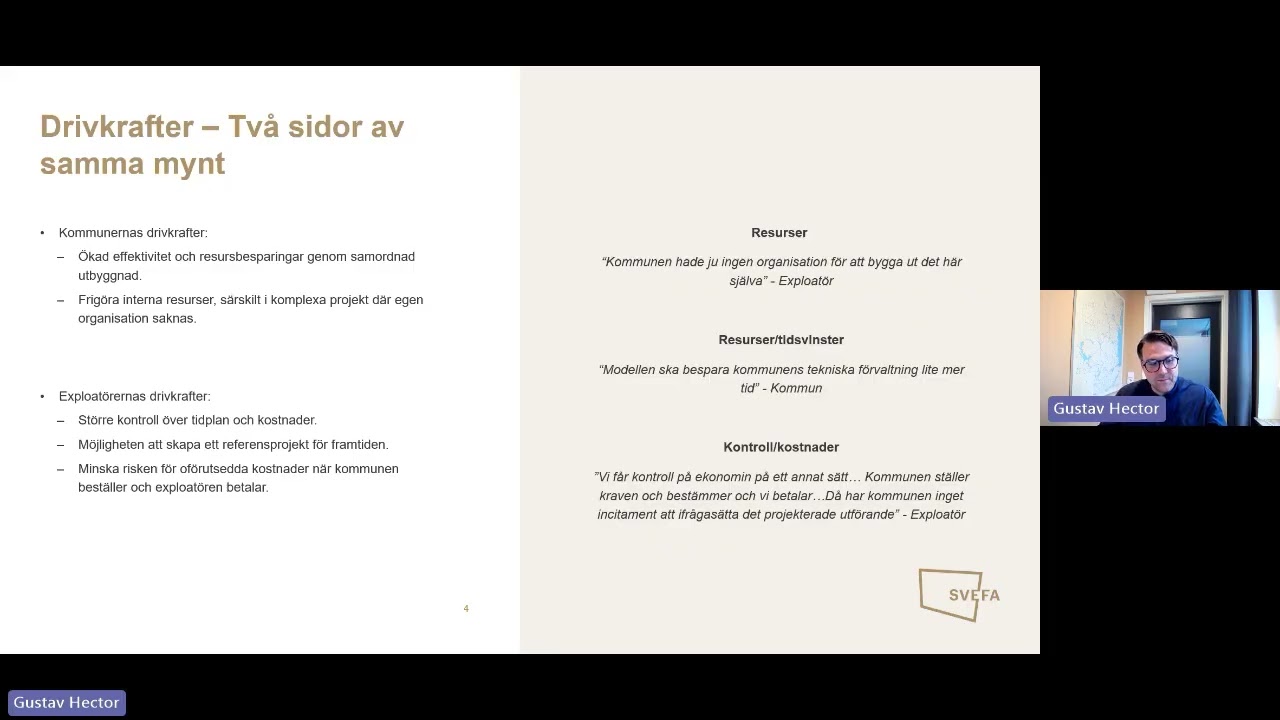 Svefa Webbinarium: Exploatörsledd utbyggnad – nyckeln till snabbare och smartare stadsutveckling?