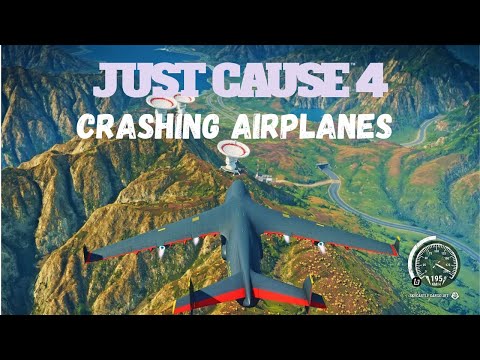 Just Cause 4 | Crashing Airplanes Into Random Targets