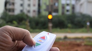 Wireless remote control traffic light controller, pedestrian airport traffic lights, FORBIX SEMICON