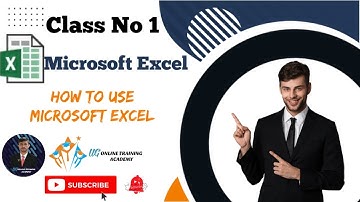 How to use Microsoft Excel in urdu - Class No.1