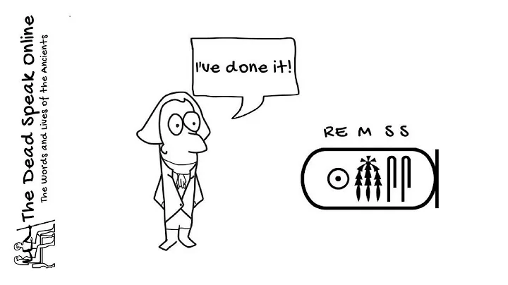 Decoding Egyptian hieroglyphs  (the Rosetta Stone, Champollion, and Young)