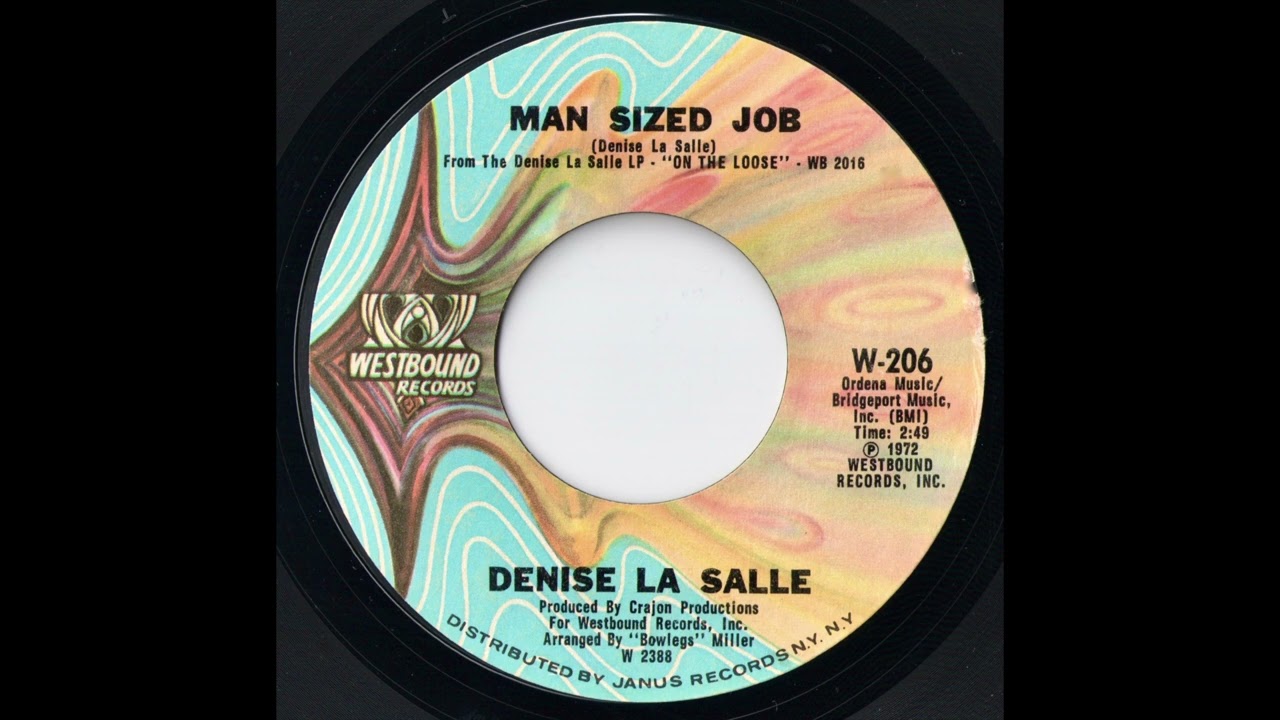 🔵 Denise LaSalle – A Man Size Job 1972 - YouTube