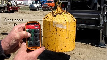 Hunke pump hoist remote control - Kar-Tech