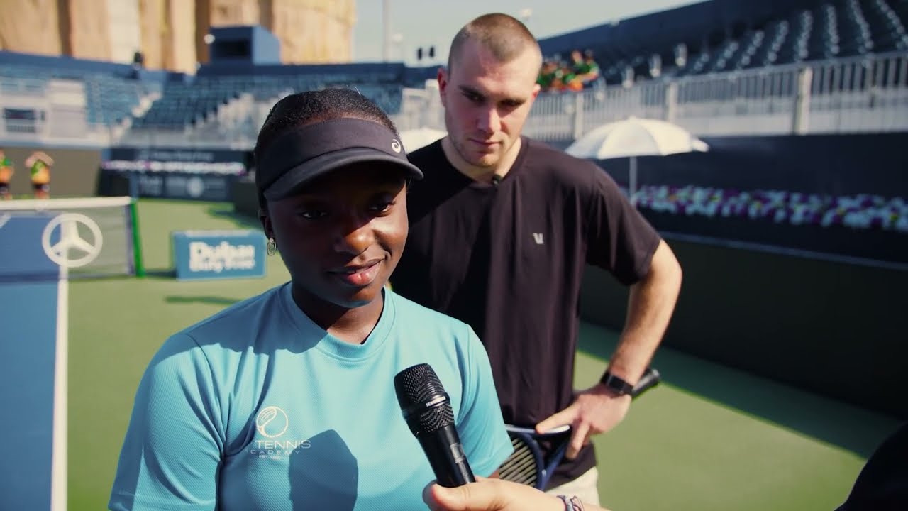 Джек Дрейпер и Феликс Оже-Алиассим неожиданно появились на теннисном чемпионате Dubai Duty Free 2...