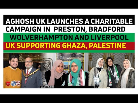 Aghosh UK launches a charitable campaign in Preston, Bradford, Wolverhampton and Liverpool, UK