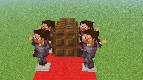 How To  Make Dancing Armor Stand/Coffin Dance meme in minecraft pe 1.18#minecraft#coffindance#builds