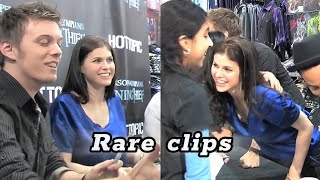 Meeting Alexandra Daddario at the 2010 press event Rare photage