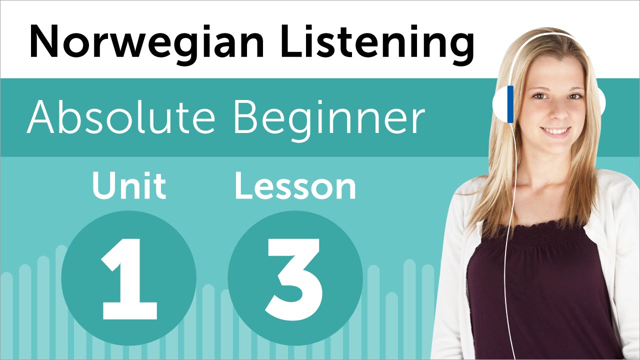 Norwegian Listening Practice - Calling the Norwegian Doctor's Office