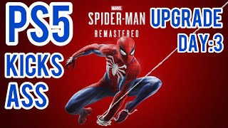 WHY BUY Spiderman Remastered PS5 UPGRADE : How Good Is PS5 Upgrade Of Spiderman Remastered On Ps5