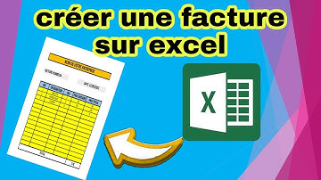 comment créer une facture sur excel | créer une facture dans excel