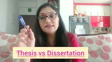 Diffrence between Thesis and Dissertation/ Thesis vs Dissertation/ Research aptitude/ NTA UGC NET