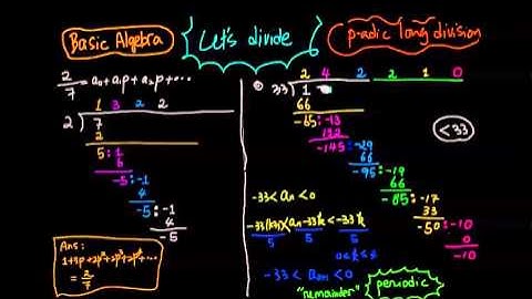 Modular Arithmetic and p-adic Numbers: Introduction, Part 2