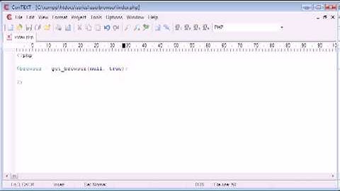 Beginner PHP Tutorial  67 - Detecting a Visitors Browser Part 1