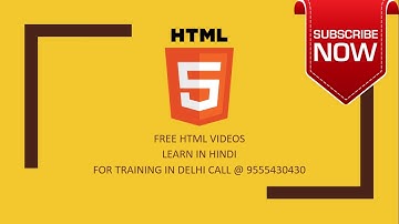 Basic of Tables in HTML | Basic | Learn HTML in HINDI | Part 5