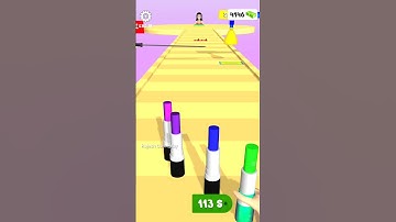 Lipstick Multi Shade Runner Level 99 @rajeshgameplay #games #shorts #trending #viral #viralshort