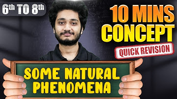 Some Natural Phenomena in 10 Mins | Science For Class 6th to Class 8th | New NCERT