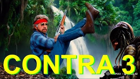 Contra 3 The Alien Wars Stage 2 Remix AI Video, Konami