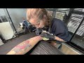 Fire Tattoo Real Time | Old School Tattoo