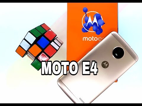 Motorola MOTO E4 Unboxing & Hands-on