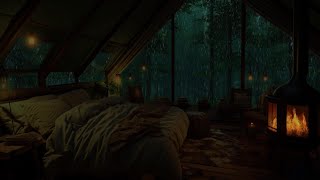 Rain and Thunderstorm Sounds Inside a Forest Tent – Sleep to Nature’s Rhythm